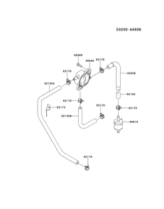 Fx730v-Cs28 Fuel Tank And Fuel Valve Diagram and Parts List for FX730V-CS28  Cub Cadet Lawn Tractor